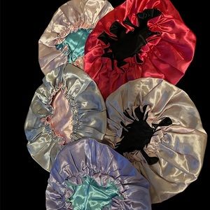 All items must go!!!bonnets and handbags on hand. Reversible bonnets.